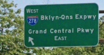 NYPD en Brooklyn-Queens Expressway (BQE)/Archivo.