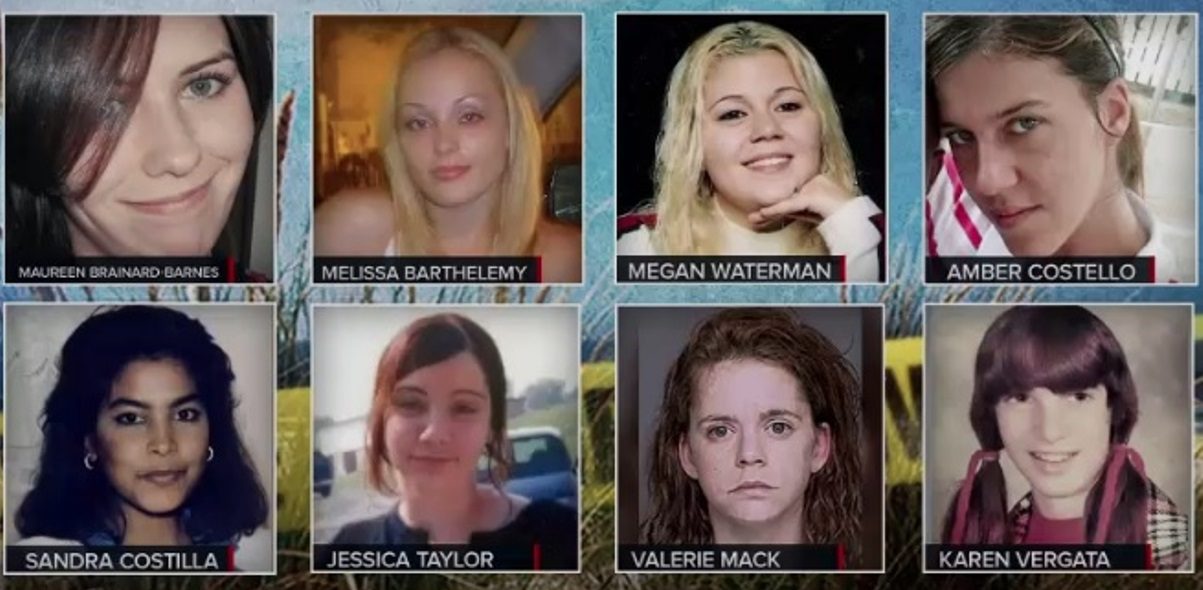 Las ocho mujeres asesinadas por Rex Heuermann en Nueva York.