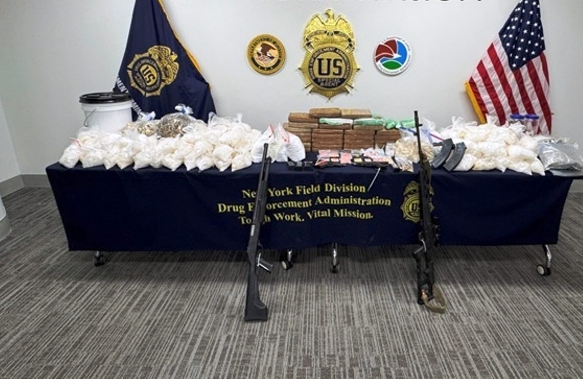 Decomiso histórico de drogas en apartamento en NJ: latino arrestado