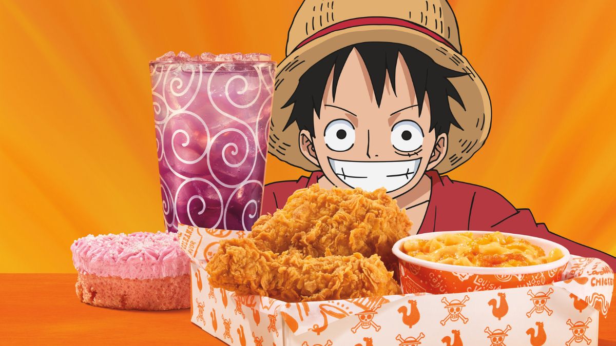 ¿Comida de piratas? Así es la nueva experiencia culinaria de Popeyes y One Piece