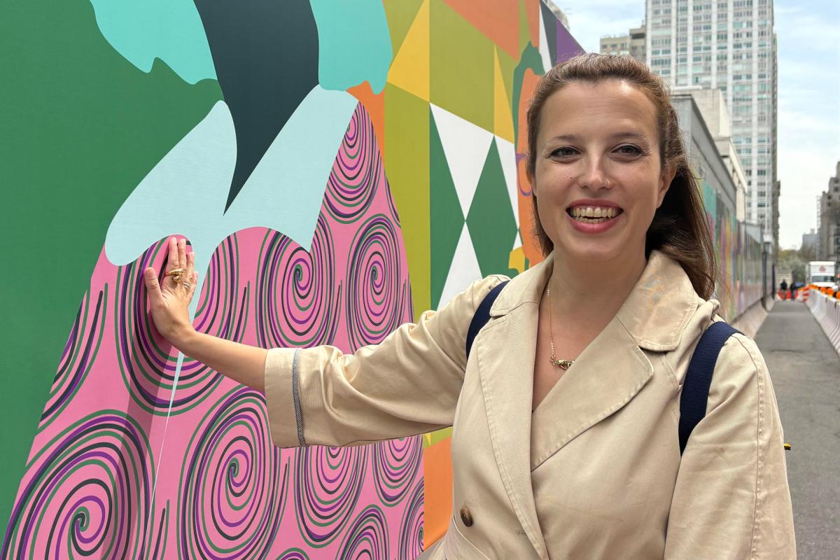 El Lincoln Center estrena un mural de la artista Vanesa Álvarez