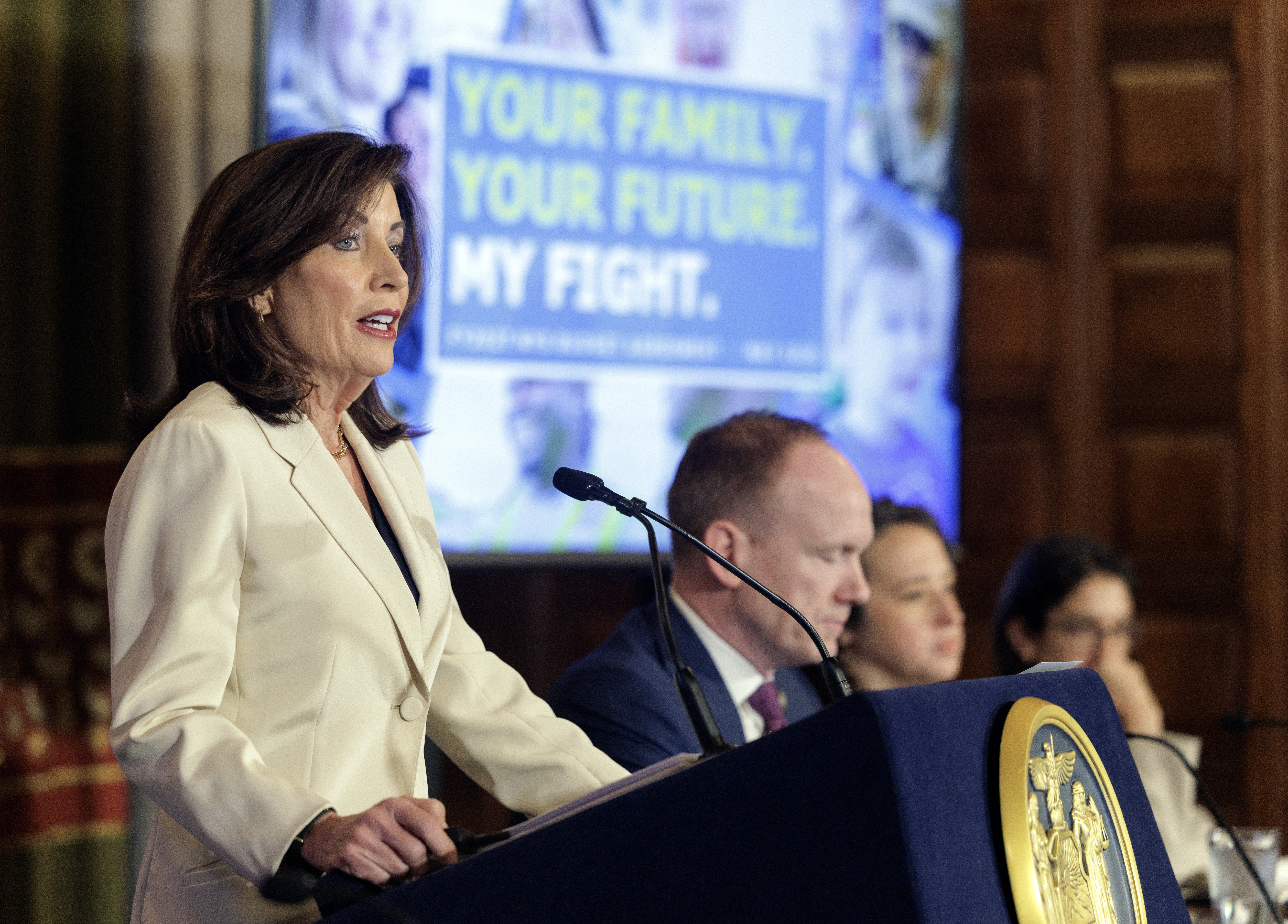 Hochul Touts $268 Billion State Budget Deal as Albany Debates Key Omissions
