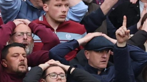 Hinchas del West Ham. Imagen referencial.
