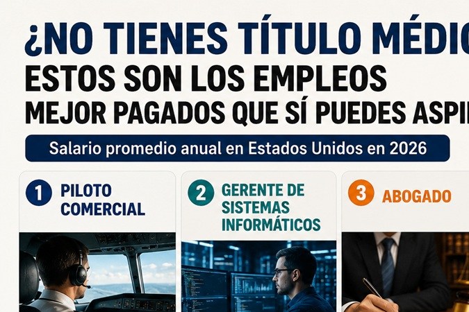 Los cinco empleos mejor remunerados en EE.UU. fuera de la profesión médica. Fuente: BLS