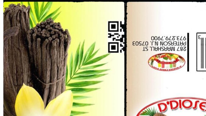 Etiquetas de los productos retirados.