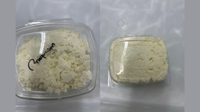 Muestra del producto retirado del mercado