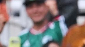 Ciudad de México, 11 de junio de 2026. Roberto Alvarado y Julian Quiñones en festejo de gol, durante el partido inaugural de primera fase del Grupo A de la Copa Mundial de la FIFA 2026, entre la Selección Nacional de México y la Selección de Sudáfrica, realizado en el estadio Ciudad de México.