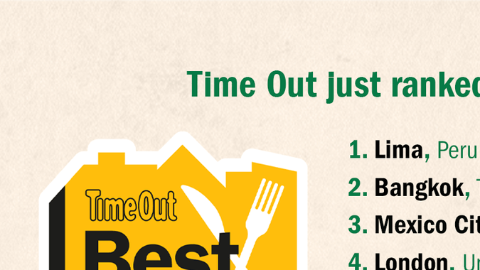 Listado de las mejores ciudades para comer 