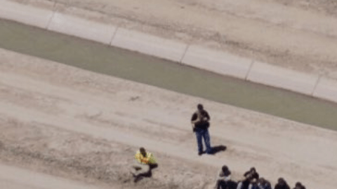 Operativo de la Patrulla Fronteriza en el Sur de California.