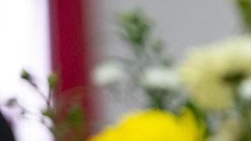 Fotografía que muestra un altar con una imagen del líder indígena, Brooklyn Rivera, durante un homenaje este vienes, en San José (Costa Rica).