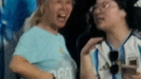 Argentina celebra después de que Diney Borges (3), de Cabo Verde, marcara un autogol durante el partido de dieciseisavos de final de la Copa del Mundo entre Argentina y Cabo Verde en Miami Gardens, Florida, el viernes 3 de julio de 2026.
