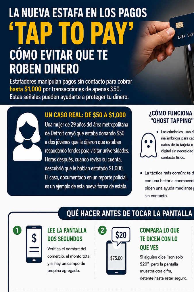 Estafas en pagos 'Tap to pay', una nueva modalidad de fraude con tarjetas bancarias