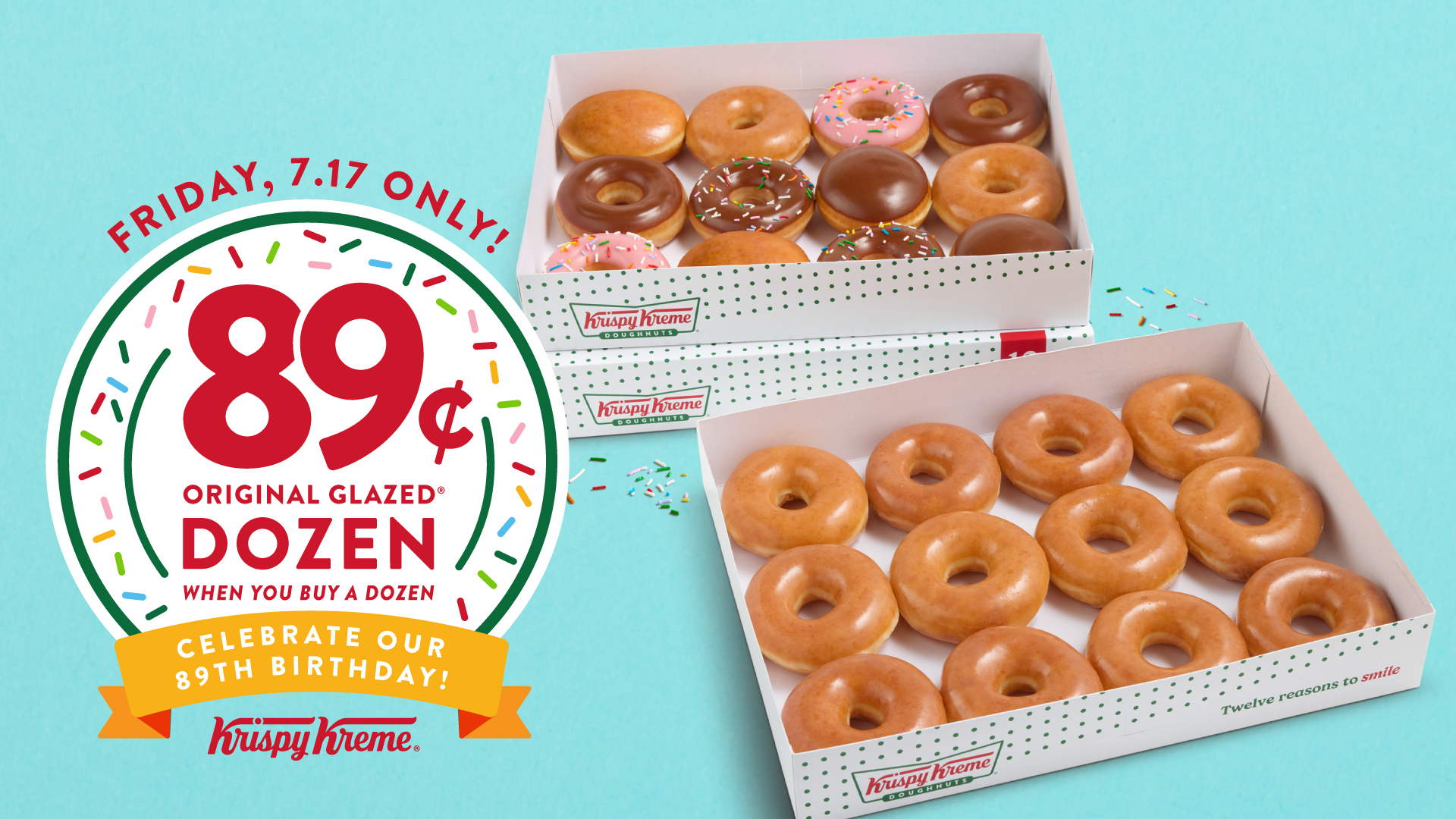 Krispy Kreme venderá docenas de donas por solo 89 centavos este viernes