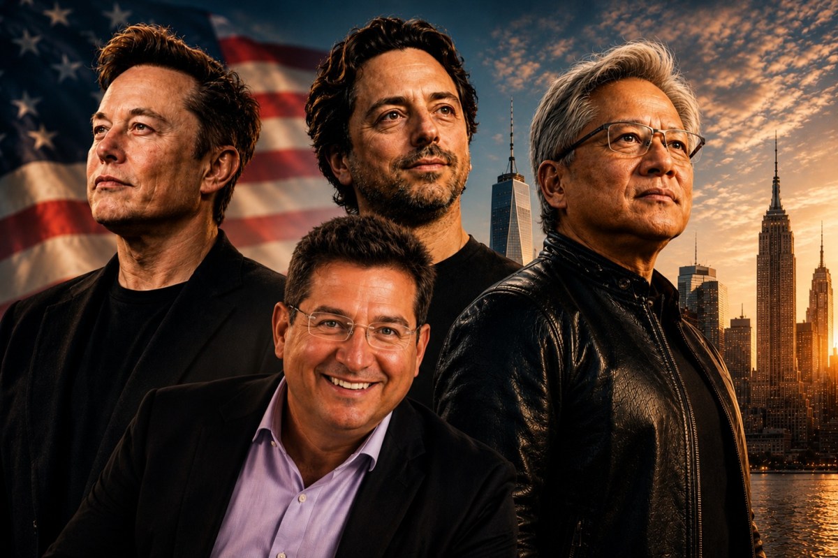 Inmigrantes adinerados en EE.UU. acumulan riqueza récord; Musk y Huang al frente