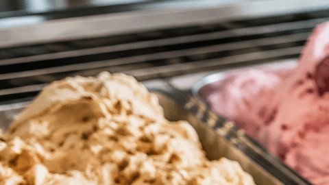 sabor de helado chocolate suizo en heladeria argentina