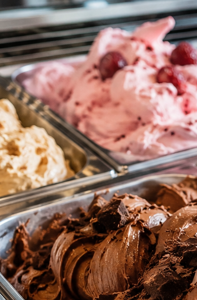 sabor de helado chocolate suizo en heladeria argentina
