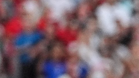 El portugués Cristiano Ronaldo (7) celebra tras marcar el primer gol durante el partido de dieciseisavos de final de la Copa del Mundo entre Portugal y Croacia en Toronto, el jueves 2 de julio de 2026.