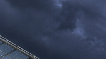 Tormenta sobre un estadio en EE.UU.
