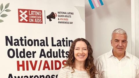Activistas de la Comisión Latina sobre el Sida han sido vanguardia en el llamado nacional en la atención a los adultos mayores que sobreviven al virus.
