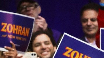El senador Bernie Sanders; el alcalde de NYC, Zohran Mamdani, y la representante Ocasio-Cortez.
