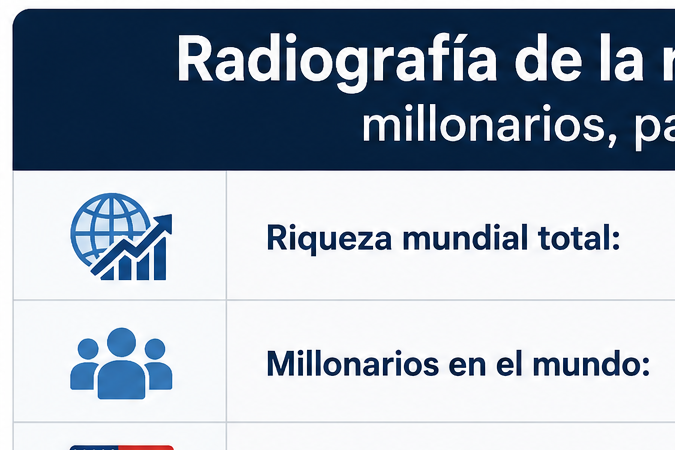 Radiografía de la riqueza mundial en 2025