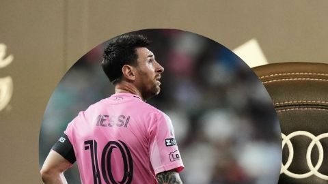 Casemiro se rinde ante Messi.