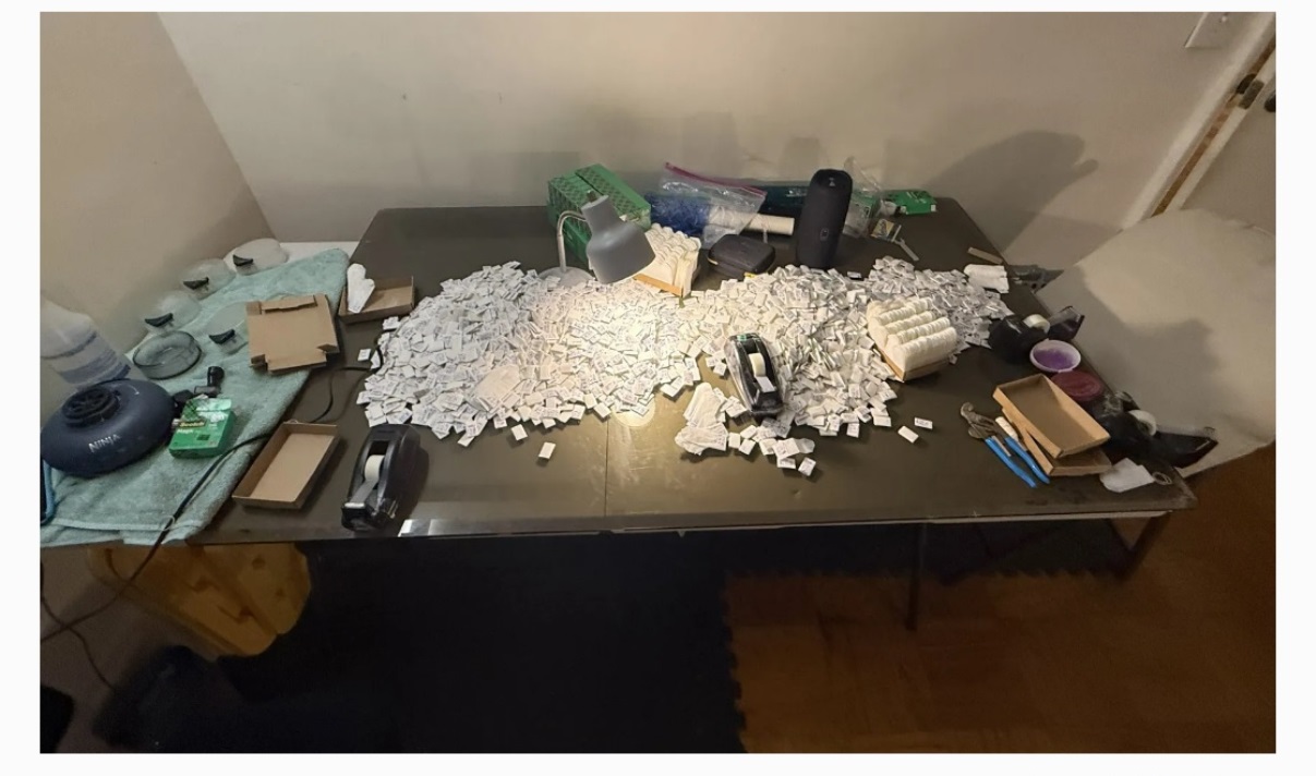 Decomiso millonario de fentanilo ´Juego de la Muerte´ frente a parque infantil en Nueva York: 7 detenidos