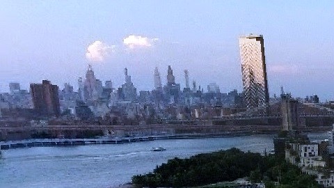 "BQE Central", tramo de autopista propiedad de la alcaldía de NYC en Brooklyn Heights Promenade.