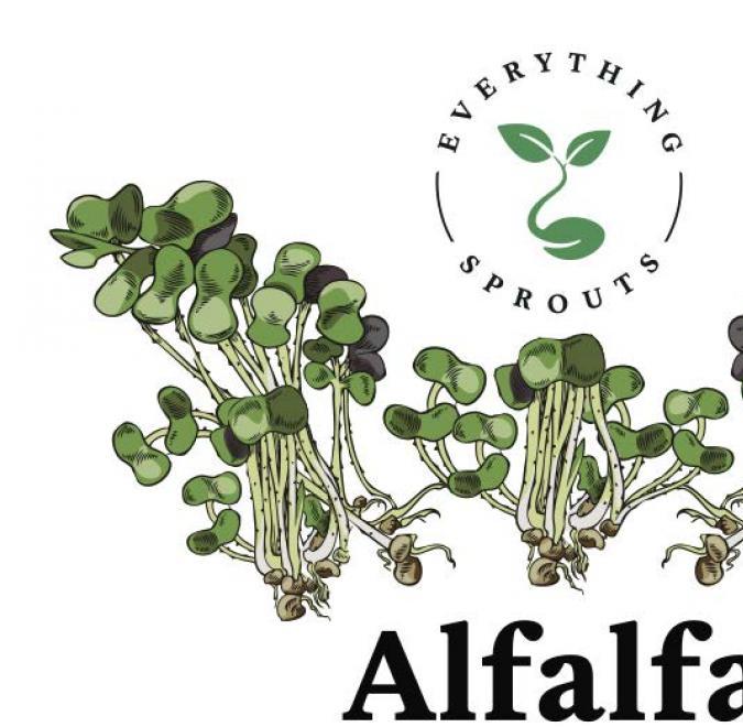 Envases de brotes de alfalfa y mezclas de ensaladas de las marcas Everything Sprouts y Calco incluidos en el retiro del mercado por la FDA.