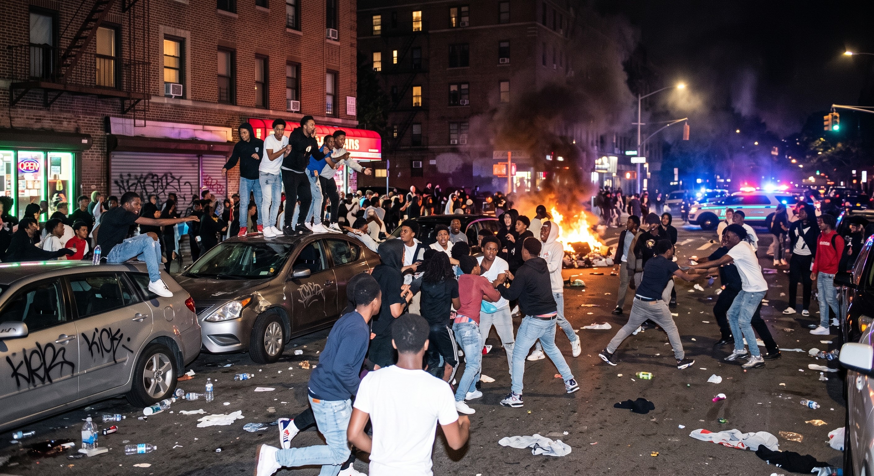 ¿Qué hay detrás del fenómeno del ‘teen takeover’ que golpeó duramente al corazón comercial y cultural de los dominicanos en NYC?