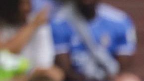 Jugadores del Real Madrid celebran en el amistoso ante el Schalke.