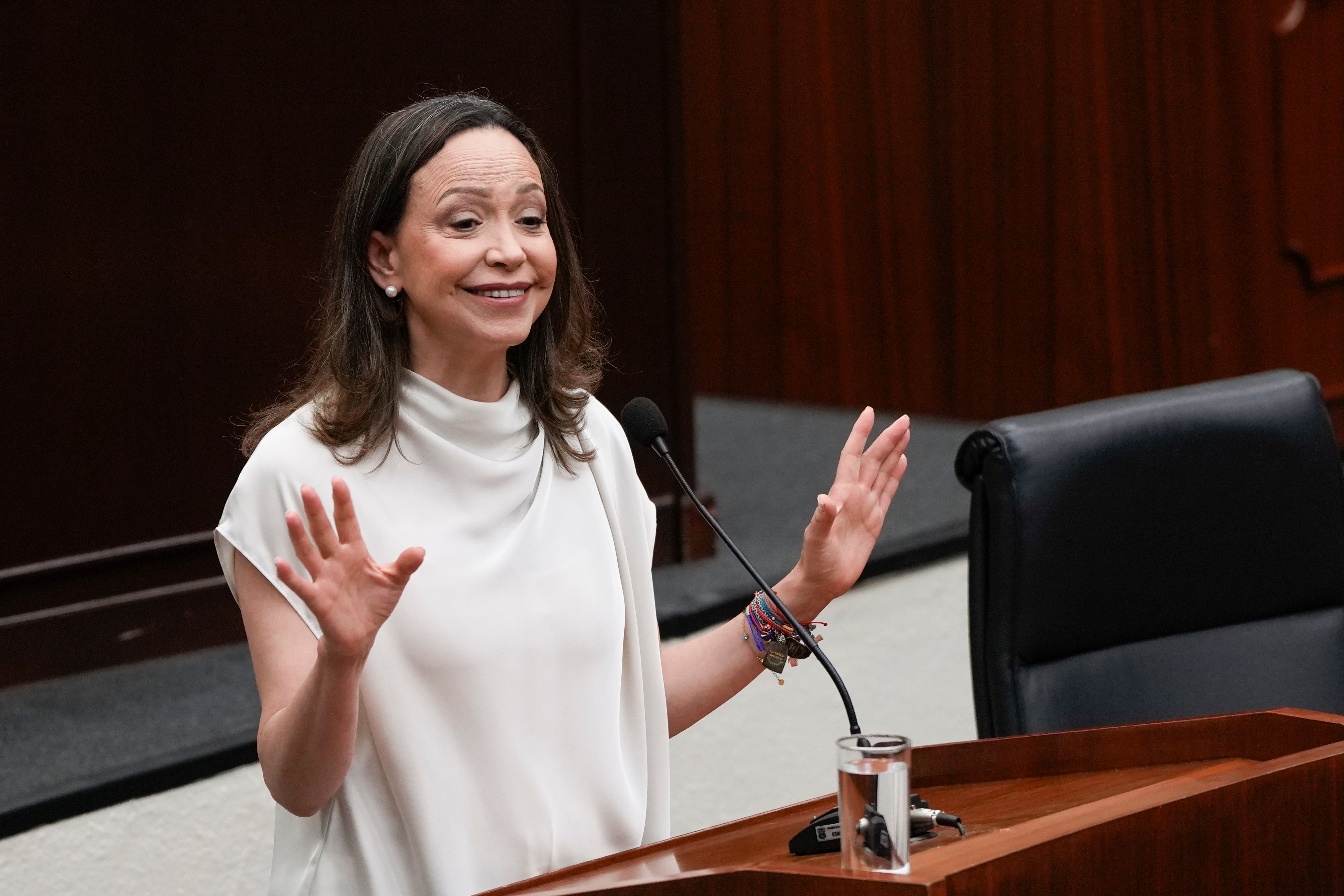 Rick Scott afirma que habló con Machado y que está dispuesta reunirse con Delcy Rodríguez