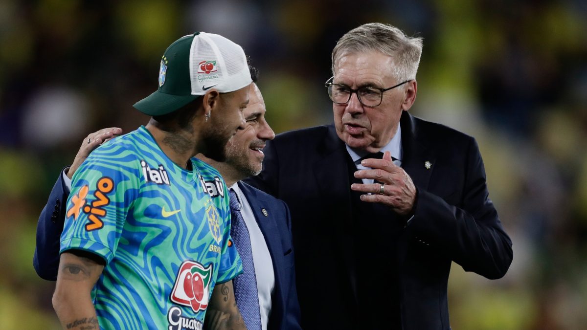 Carlo Ancelotti confirmó que Neymar no quiere volver a la selección de Brasil
