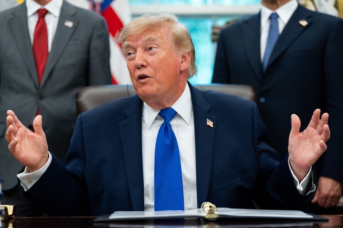 Trump niega que EE.UU. vaya a vender armas a China