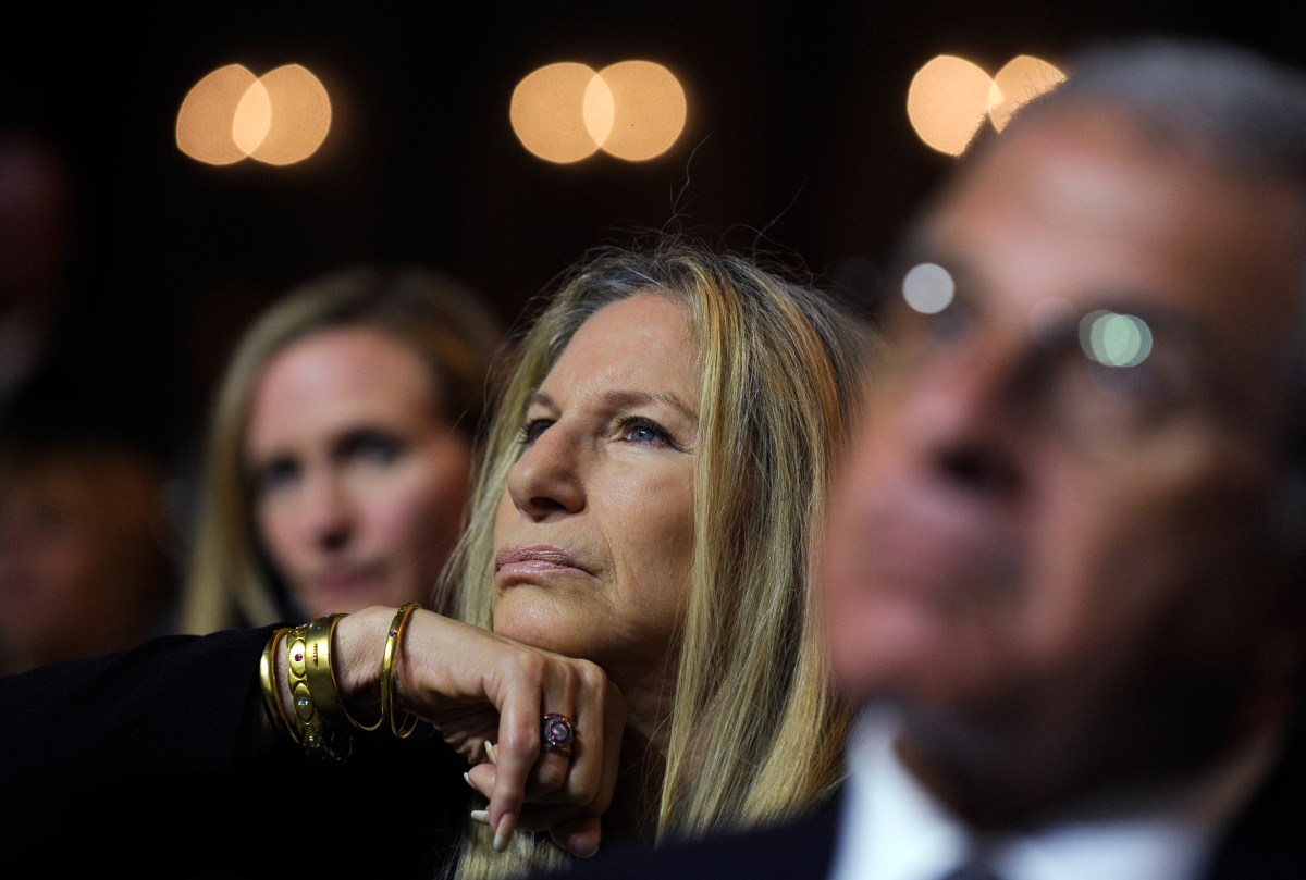 Barbra Streisand está en contra de las intenciones de Trump con el Kennedy Center
