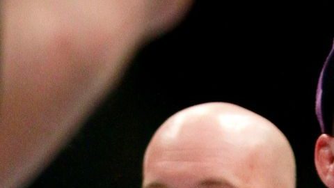 Diego Sánchez durante un combate de artes marciales mixtas de peso wélter de la UFC.
