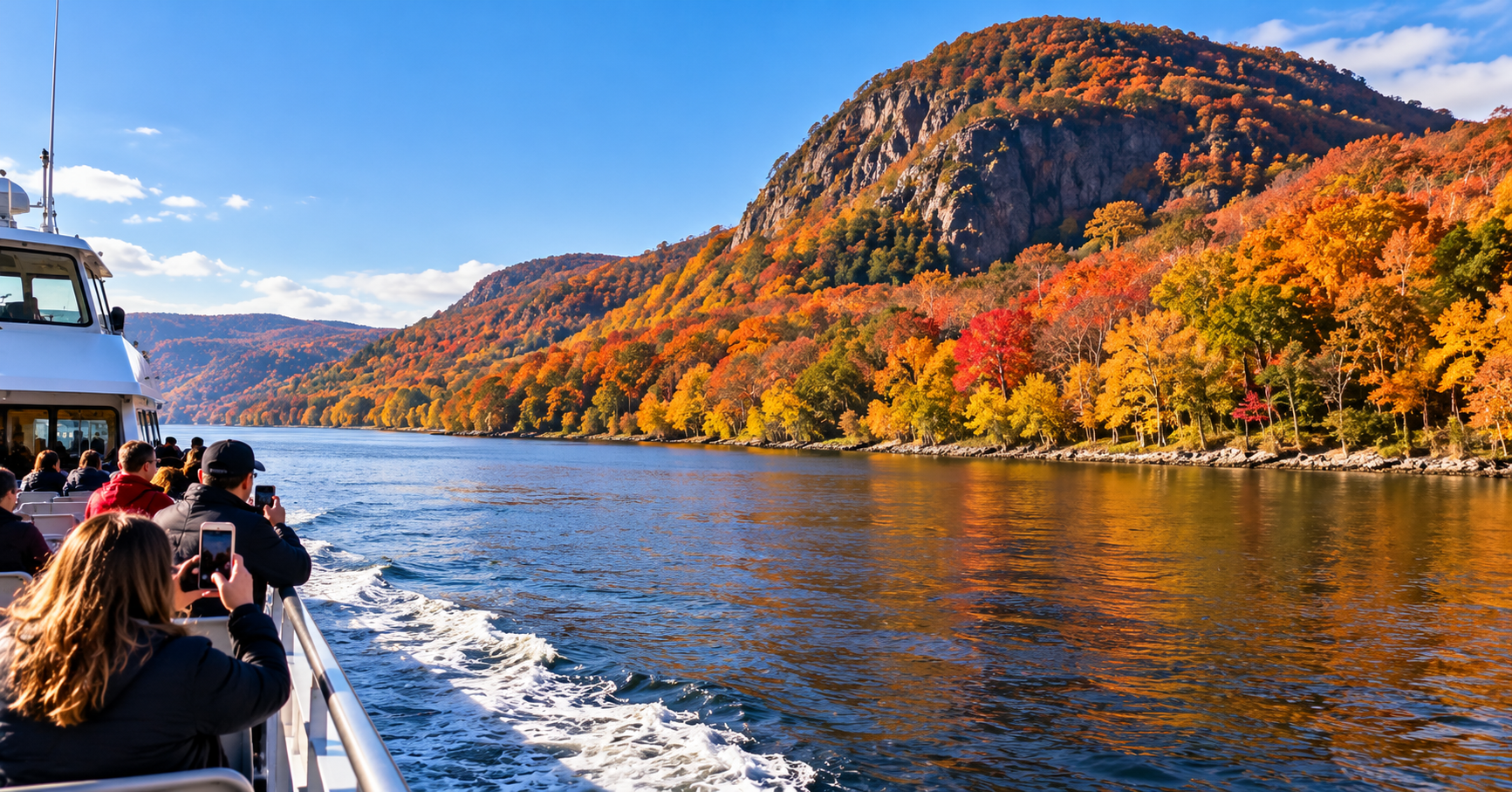 Vuelve el crucero de otoño por el Hudson desde NYC: llega a Bear Mountain y cuesta desde $75