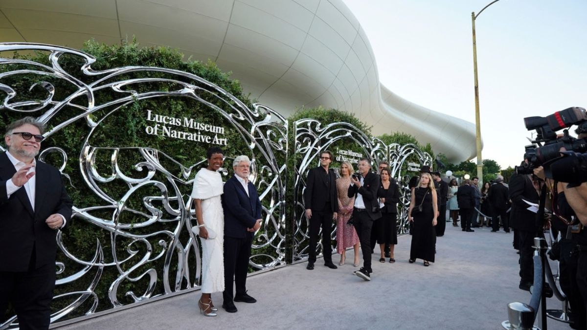 Inauguración del "Lucas Museum of Narrative Art" reunió a una constelación de estrellas