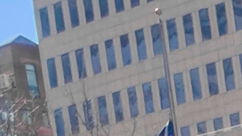 Bomberos en el Memorial de 9/11.