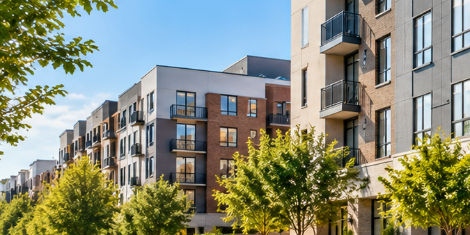 Tabla con los tipos de apartamentos, número de unidades, alquiler mensual e ingresos requeridos en la lotería de vivienda Longfellow Marmion Apartments.