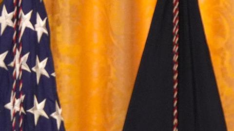 El presidente de Estados Unidos, Donald Trump, habla durante la celebración del Mes de la Herencia Hispana este miércoles, en Washington (Estados Unidos).