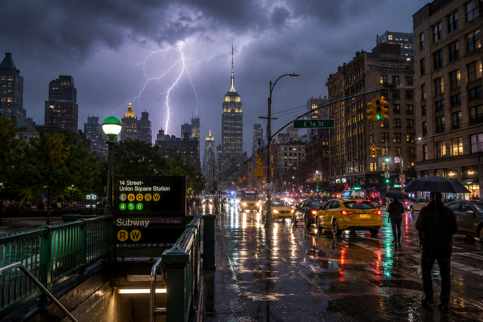 Nueva York se prepara para fuertes tormentas e inundaciones: a qué hora llegaría lo peor