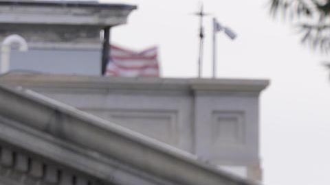 Fotografía del 26 de septiembre de 2026 que muestra personas trabajando en un obra en la Casa Blanca en Washington (Estados Unidos).