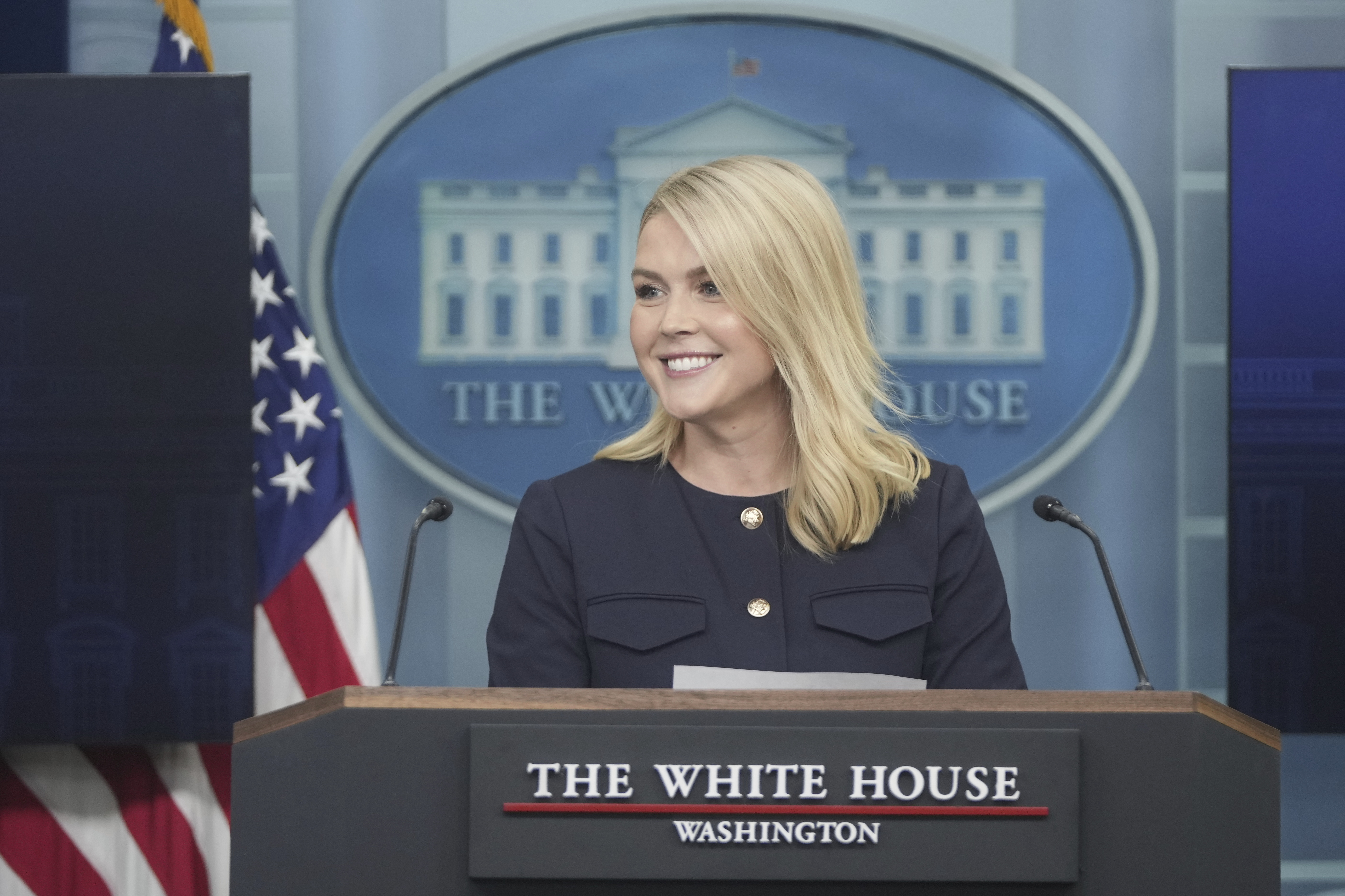 Karoline Leavitt sobre el despido de sus sucesora con la portavoz de Trump: "No era un trabajo para ella"