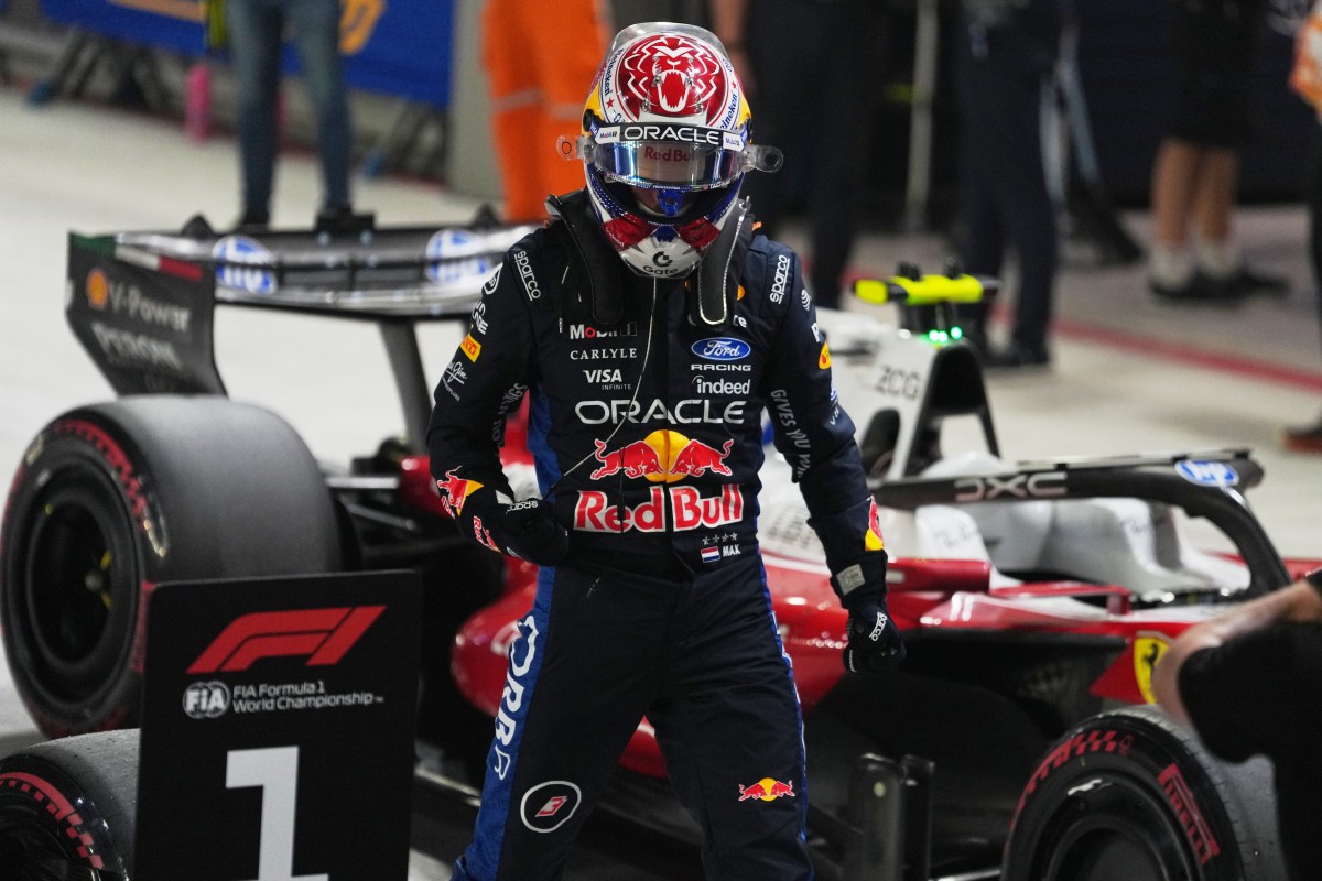 Verstappen saldrá primero en GP de Singapur con Ferrari detrás