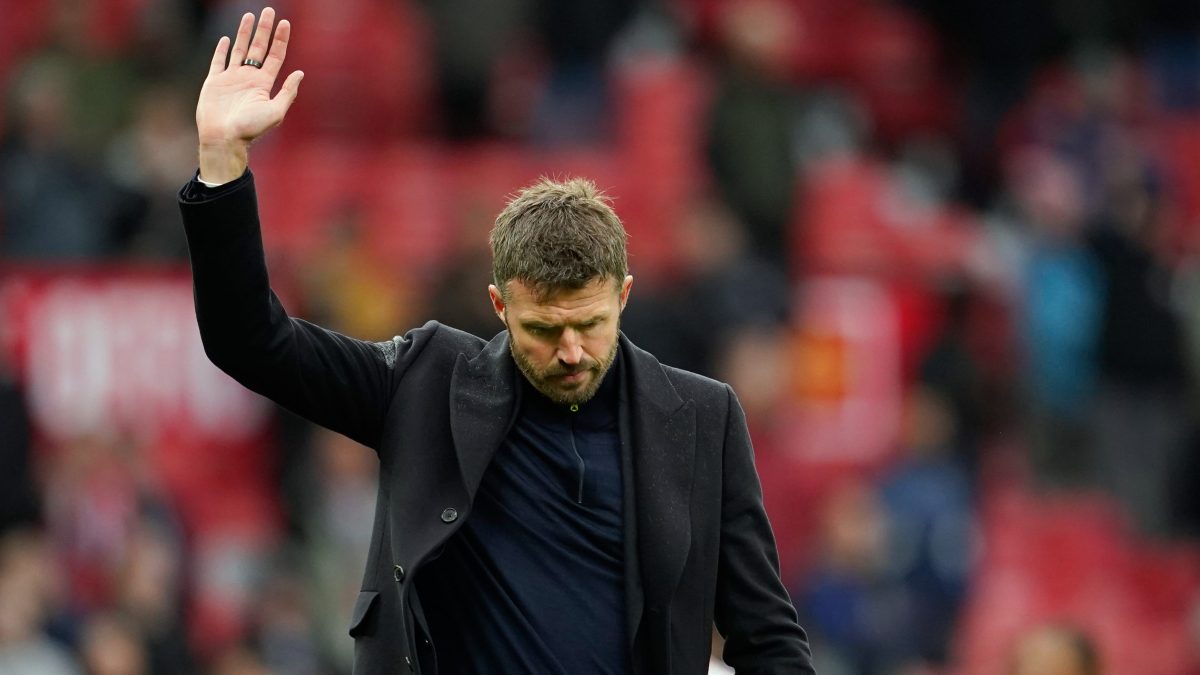 Michael Carrick, al borde de ser despedido del Manchester United