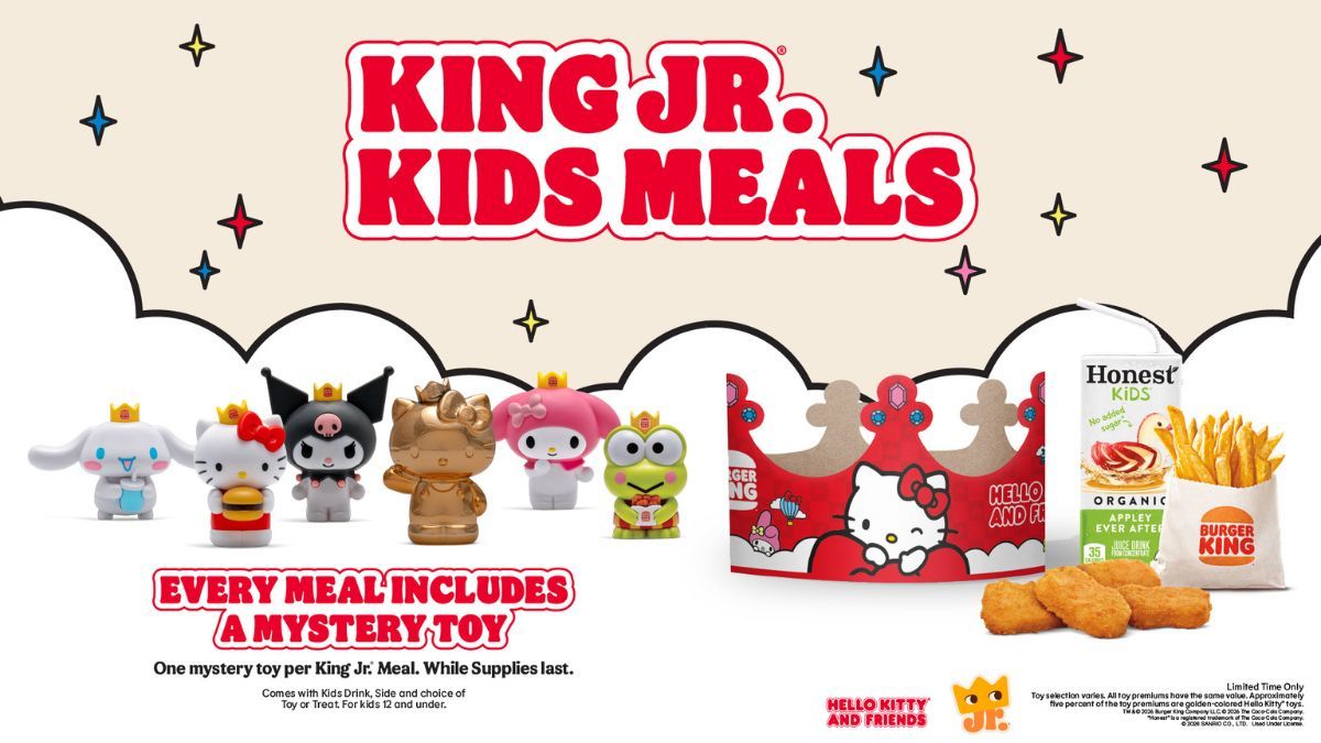 Burger King estrena colección exclusiva de Hello Kitty y sus amigos en la cajita King Jr.