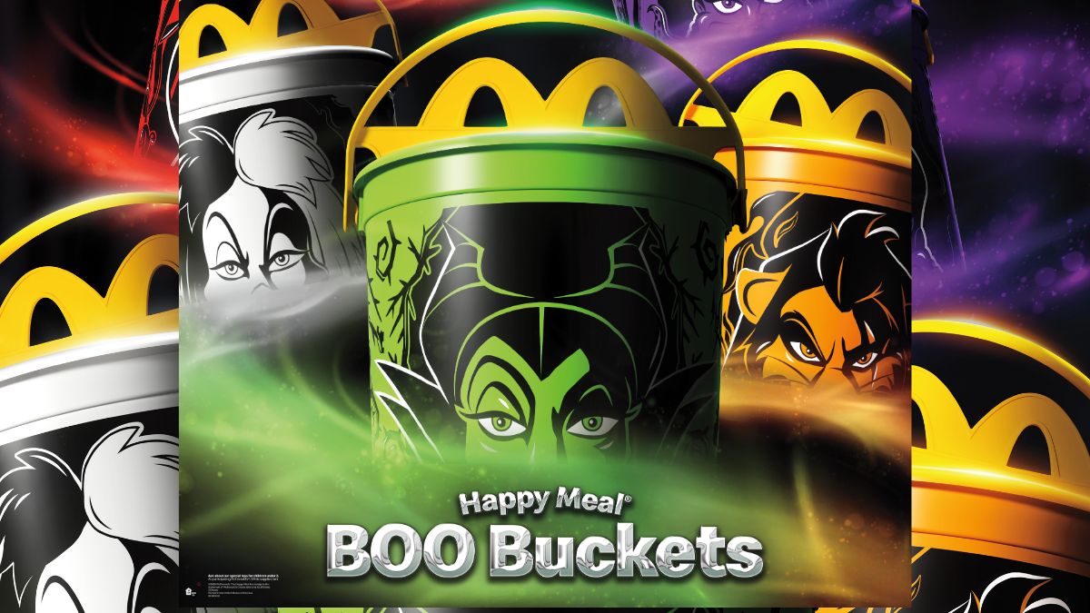 Boo Buckets 2026: la Cajita Feliz de McDonald's se llena de magia y villanos de Disney este Halloween