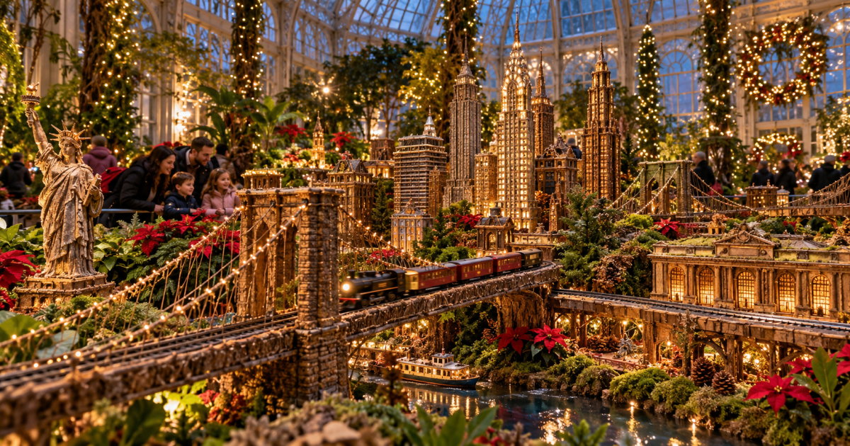Una Nueva York en miniatura con trenes navideños: vuelve al Bronx una de sus atracciones más esperadas