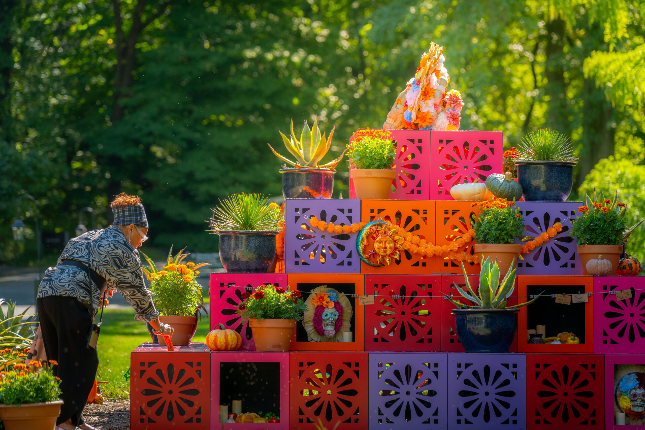El Jardín Botánico se adorna con ofrendas mexicanas